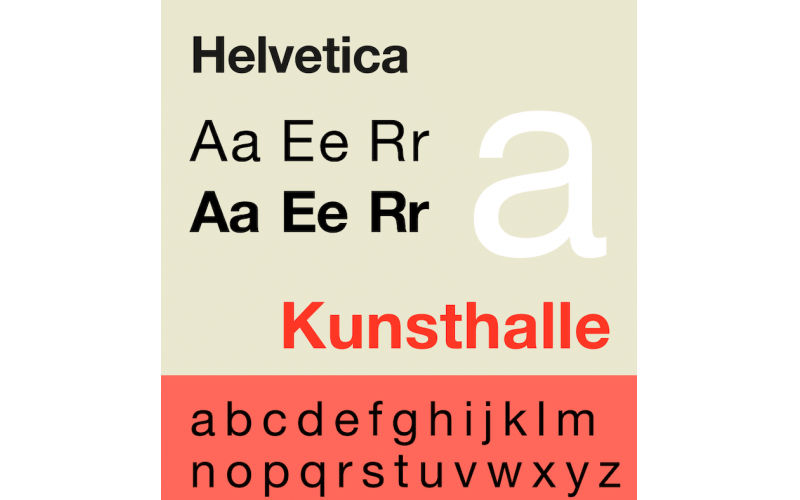 Helvetica設計師普遍認可的英文字體